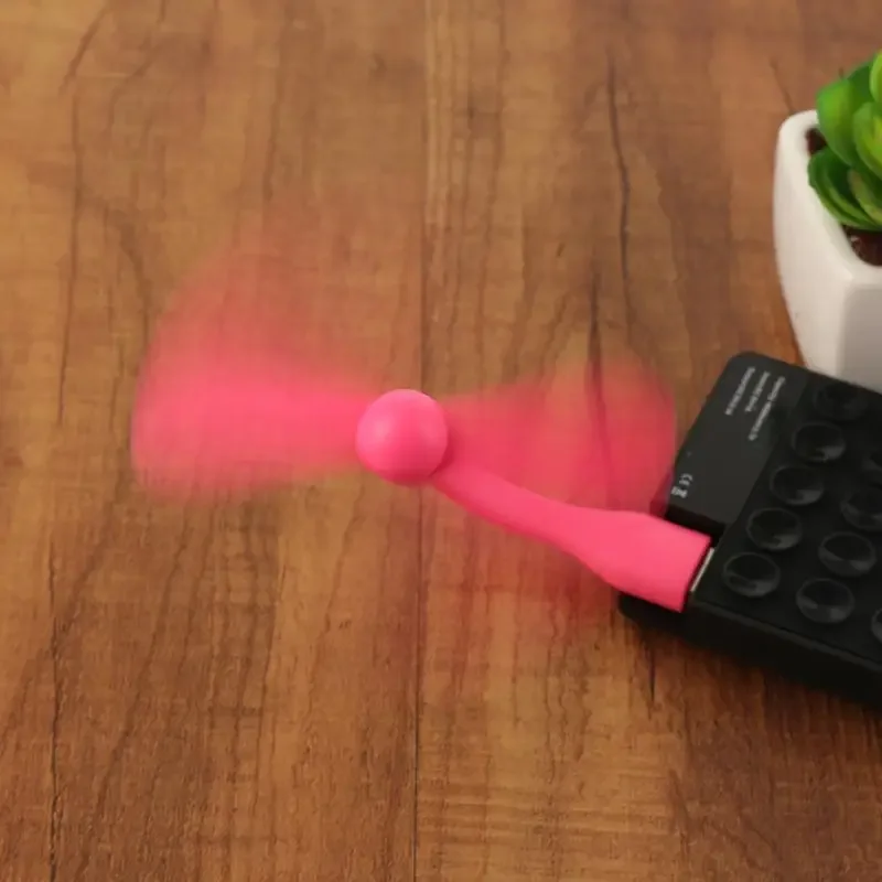 Ventilador USB creativo, miniventilador portátil Flexible y lámpara de luz LED USB para banco de energía, portátil y ordenador, dispositivo de verano nuevo - imagen 5