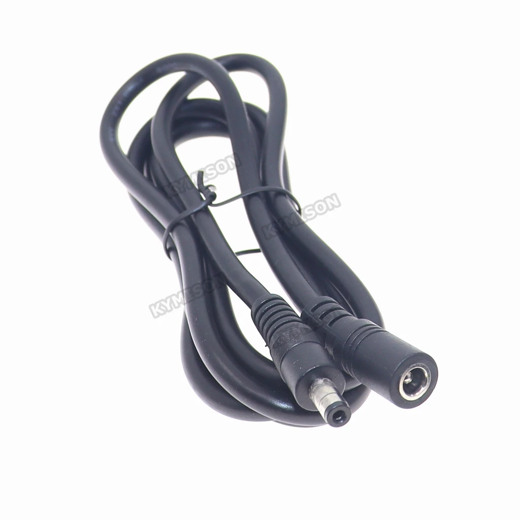 Cable de extensión de alimentación CC de 14AWG, 5,5x2,1/5,5x2,5mm, conector hembra a macho, Cable de alimentación de 2x1,5mm, línea de cobre de 12V 15A - imagen 2