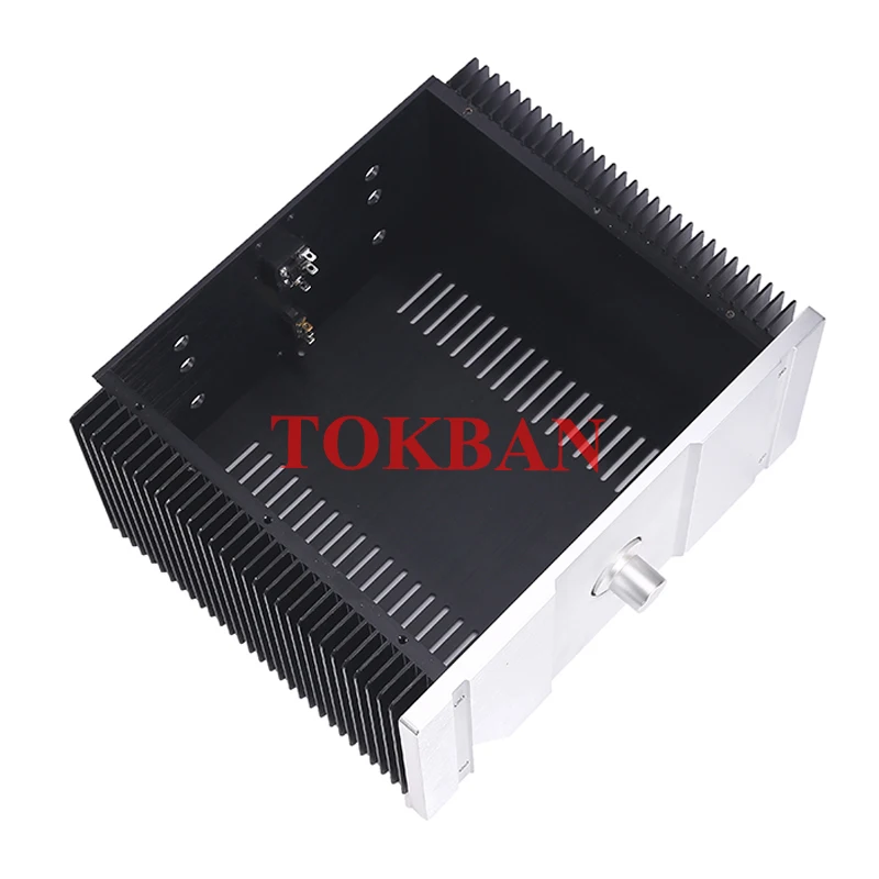 Tokban Audio-carcasa de aluminio para amplificador de potencia, carcasa de preamplificador HIFI, WA27, 315x150x265mm - imagen 4