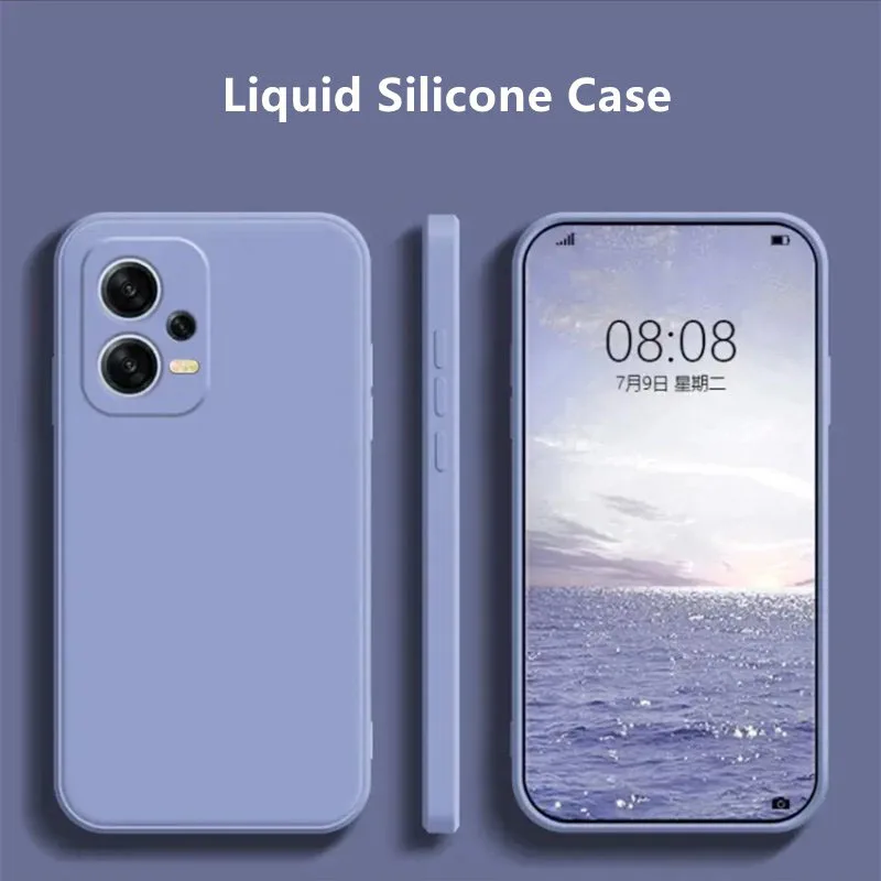 Para Xiaomi Redmi Note 12 Pro Funda Redmi Note 12 Pro Plus Funda Coque Original de silicona líquida suave TPU Funda de teléfono Redmi Note 12 - imagen 4