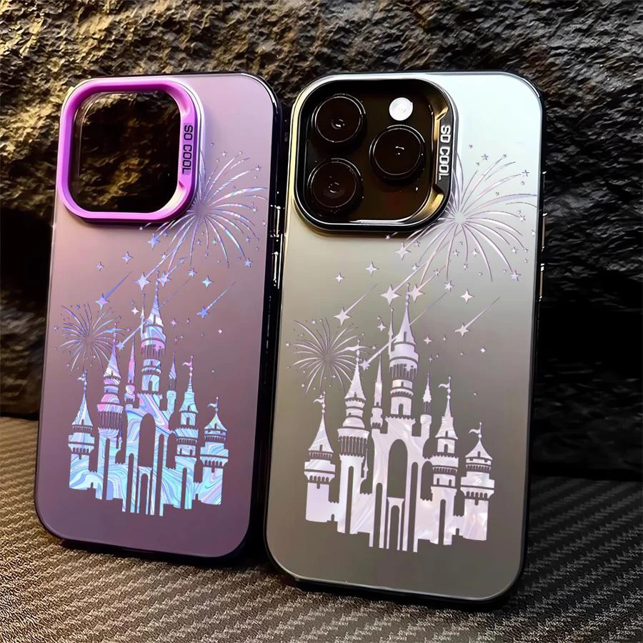 Funda de teléfono colorida con castillo de fuegos artificiales para Samsung Galaxy A16 A06 A35 A55 A25 A15 A56 A54 A36 A34 A24 A26 A04 4G 5G, funda mate - imagen 2