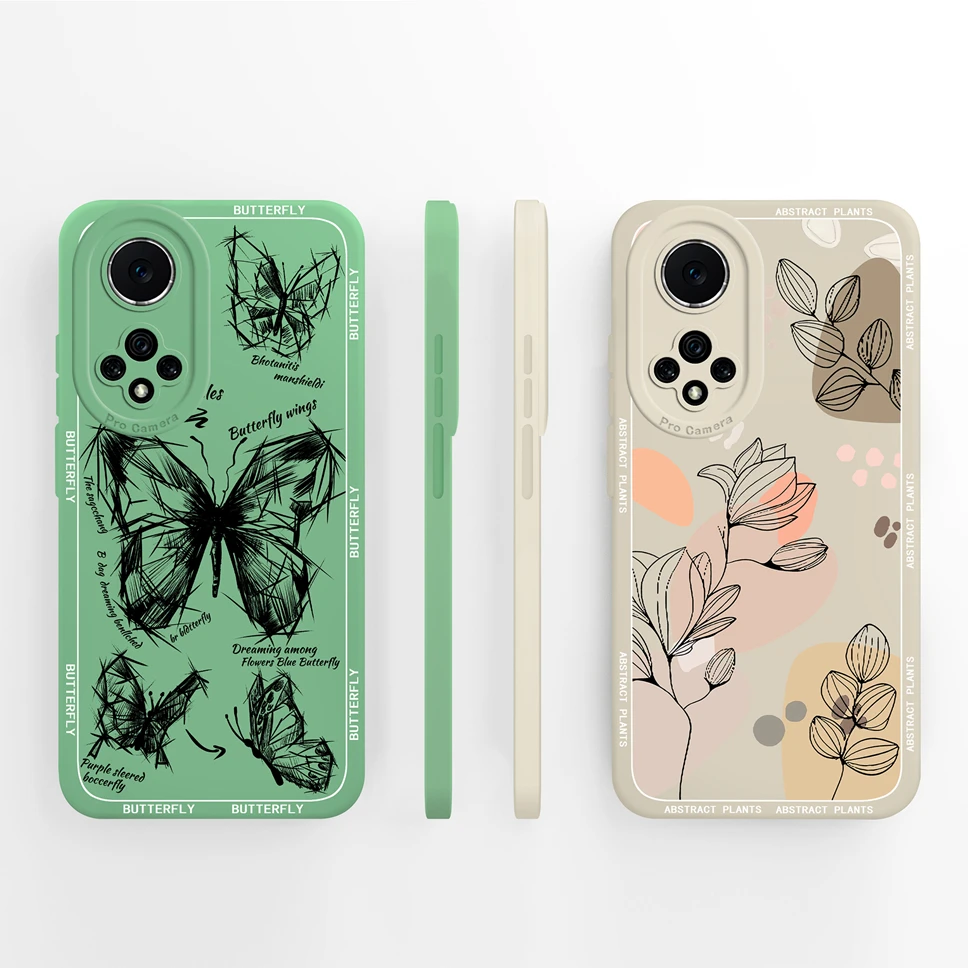 Para Honor 50 Pro Lite 50 SE Funda de teléfono encantador gato dibujos animados suave silicona líquida carcasa de alta calidad para Honor50 Funda anticaída - imagen 5