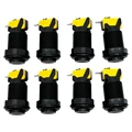 8pcs black