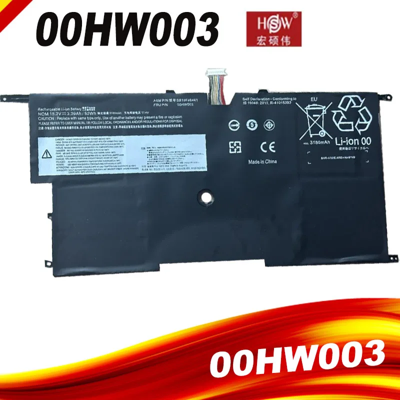 00HW003 00HW002 batería de ordenador portátil para Lenovo ThinkPad X1 Carbon Gen3 2015 X1 Carbon 2014 Gen2 SB10F46440 45N1700 45N1701 45N1702