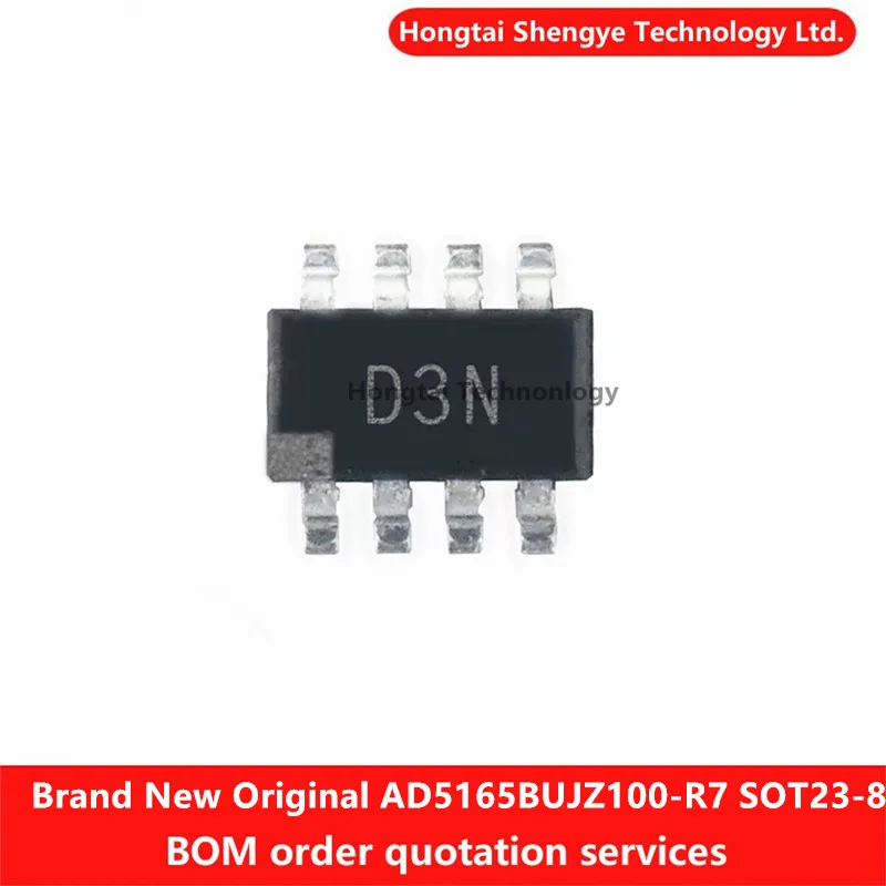 Nuevo Original AD5165BUJZ100-R7 SMT SOT23-8 serigrafía D3N potenciómetro Digital IC