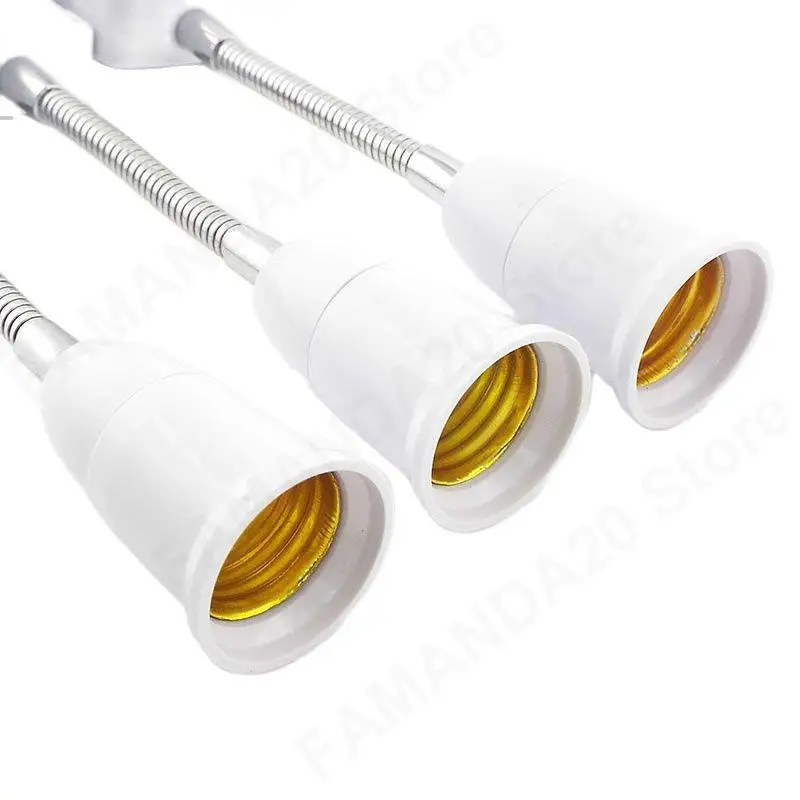 Adaptador de bombilla de lámpara Flexible, Base de luz, convertidor de interruptor de encendido/apagado, enchufe E27, enchufe UE/EE. UU./Reino Unido, CA 110-220V M20 - imagen 3