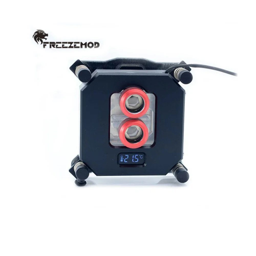 FREEZEMOD-Bloque de CPU 2020, pantalla VA LCD de temperatura para Intel 1700, 115X, 2011, 1366, 775, 2066, 5V/12V, placa base AURA SYNC