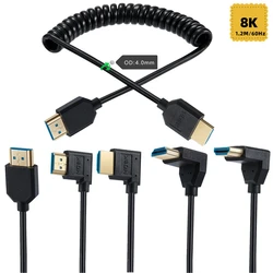Cable HDMI en ángulo para cámaras y PC – Conexión fiable