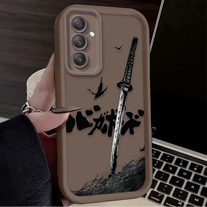 Funda japonesa Vagabond Samurai para Samsung Galaxy A54 A05 A05S A34 A24 A14 A53 A33 A23 A13 A52 A52S A22 A32 A12 A71 A51 A31 A50 - imagen 5