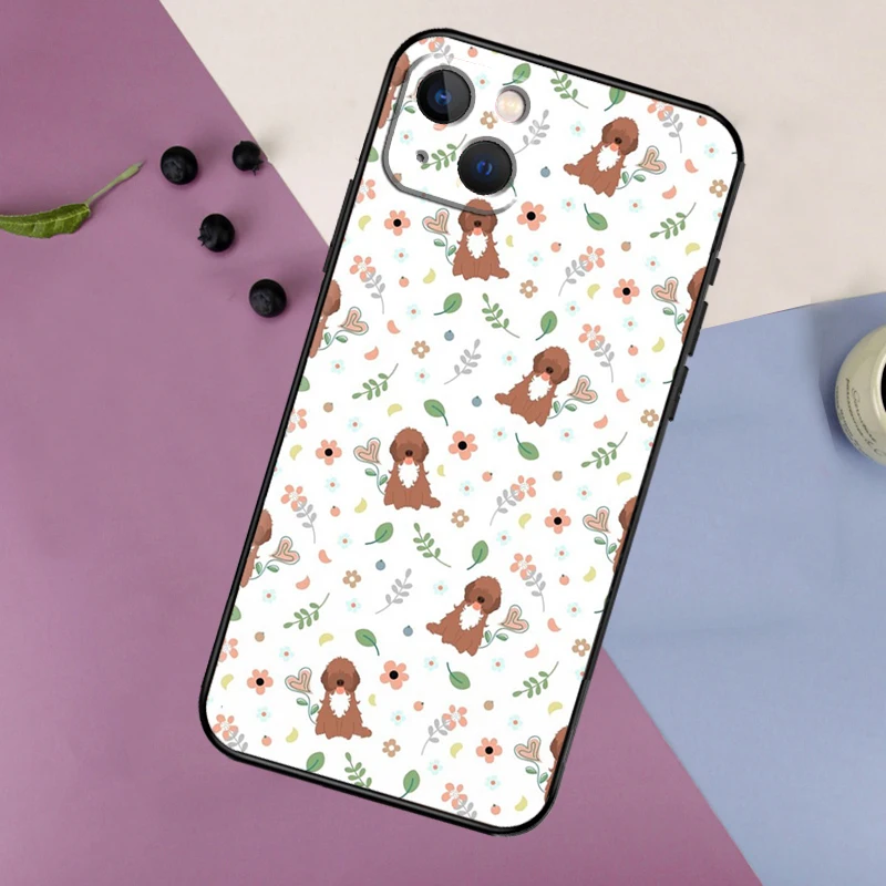 Funda de dibujos animados de Cavoodle Cavapoo para iPhone 16, 15, 14, 13, 12, 11 Pro Max, Mini, X, XR, XS Max, 7, 8 Plus, 2 - imagen 5