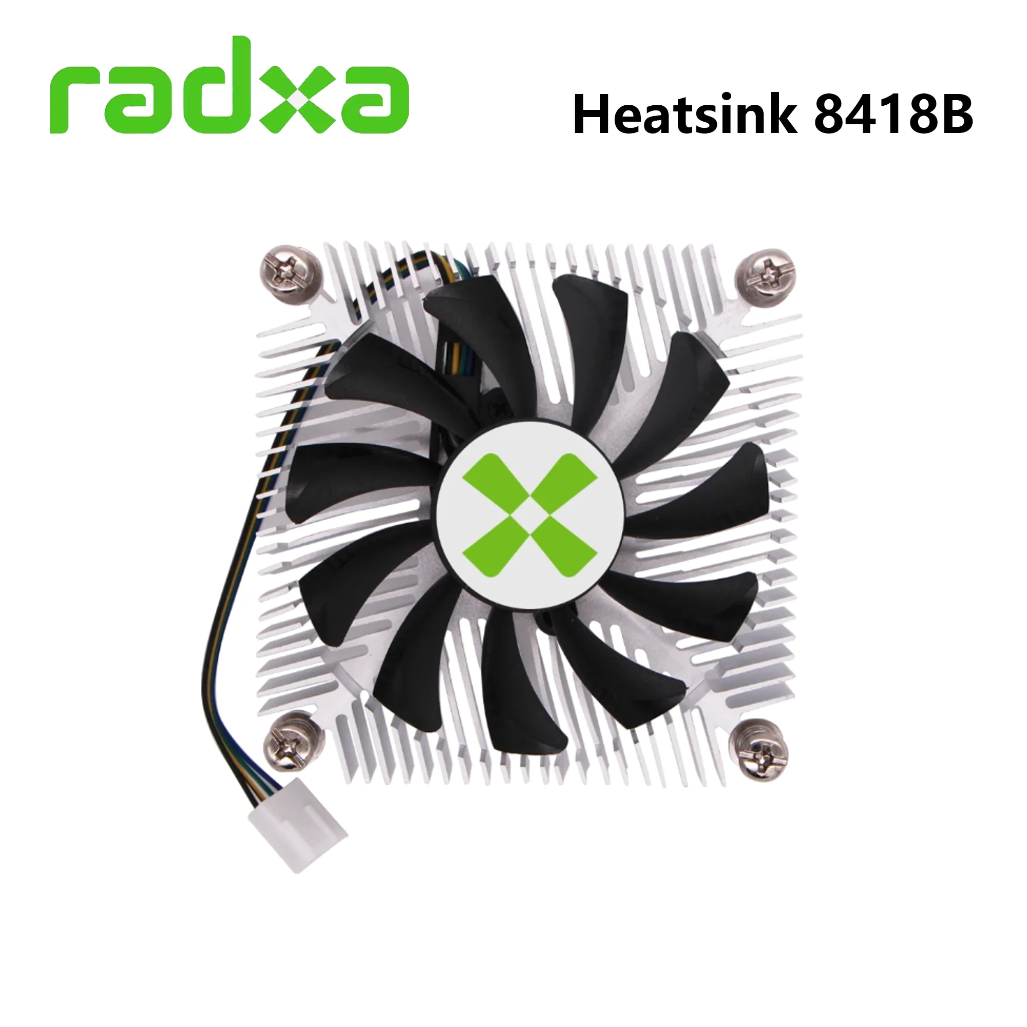 Disipador de calor Radxa 8418B especializado para Radxa ROCK 5 ITX, velocidad del ventilador ajustable, fácil de instalar y quitar. - imagen 3