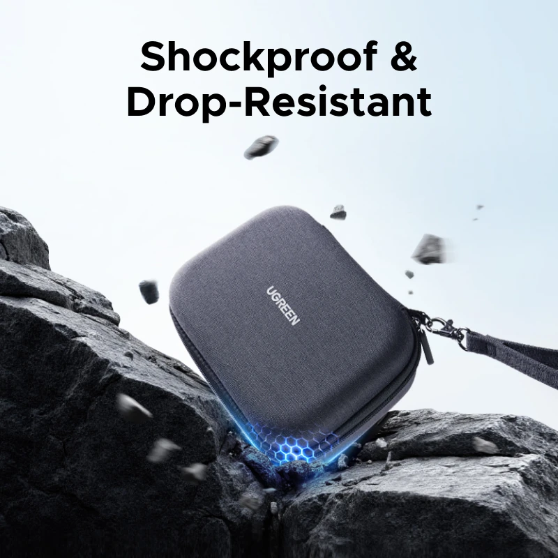 UGREEN-Bolsa de cámara para DJI Osmo Action 5 Pro/4/3, Estuche de transporte para cámara deportiva, bolsa de almacenamiento protectora, accesorios para cámara - imagen 3