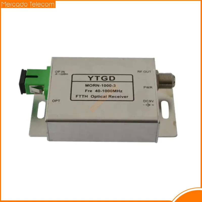 Receptor MINI FTTH CATV WDM, red GEPON con un mini nudo, equipo óptico de modo único para interiores, caja de aleación