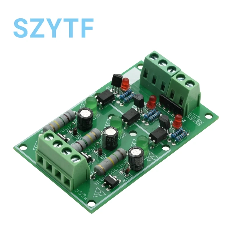 Módulo optoacoplador de CA de 1/3/8 vías y 220 V: detección de voltaje aislado, compatible con sistemas PLC - imagen 2