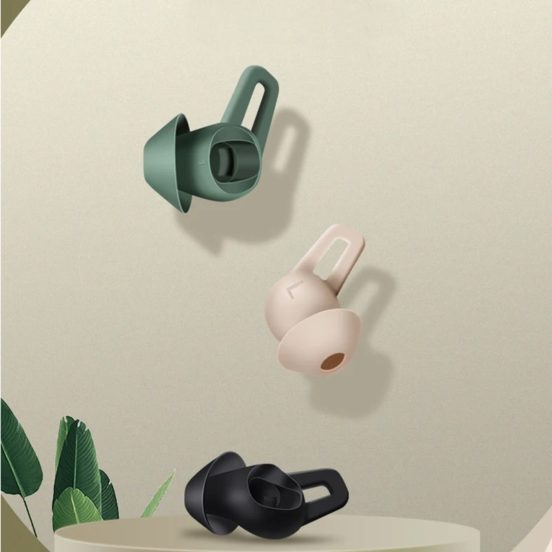 Almohadillas de silicona para auriculares Huawei Freelace Pro Wire Bluetooth, fundas de cojín, funda para auriculares, almohadillas para los oídos, 2 unids/par - imagen 5