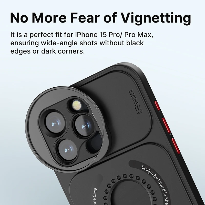 Ulanzi HP-016 Anillo adaptador de filtro de O-LOCK Anillo adaptador de filtro magnético para funda de teléfono O-LOCK para iPhone 15 Pro/Pro Max - imagen 4