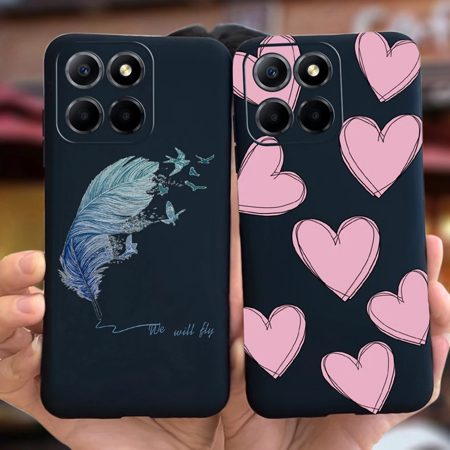 Funda de silicona suave para Honor X8 5G, carcasa VNE-N41 bonita con dibujos animados para chicas, para Honor X6, VNE-LX1, Honor X6 - imagen 3