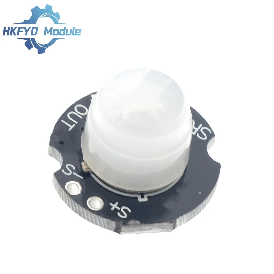 1-50 Uds SR602 MINI módulo Detector de Sensor de movimiento kit PIR infrarrojo piroeléctrico soporte de interruptor sensorial para arduino Diy con lente - imagen 2
