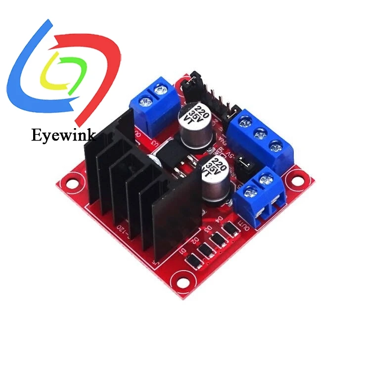 Módulo dual del puente de H de la placa controladora del conductor del motor paso a paso L298N para el coche elegante - imagen 3