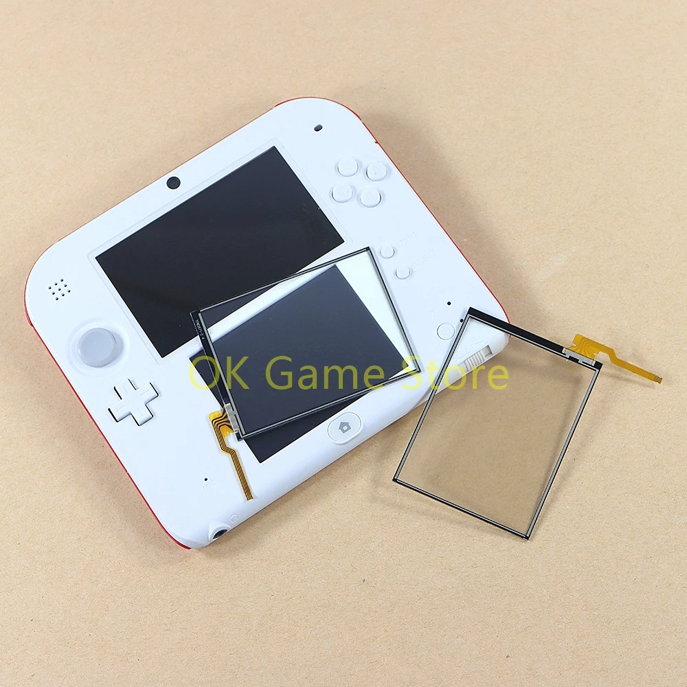 10 Uds nueva pantalla digitalizadora táctil de repuesto para Nintendo 2DS pantalla LCD de cristal consola de juegos táctil piezas de reparación Accesorios - imagen 5