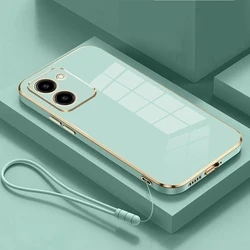 Funda Silicona Vivo Y27s - Diseño cuadrado, protección antigolpes