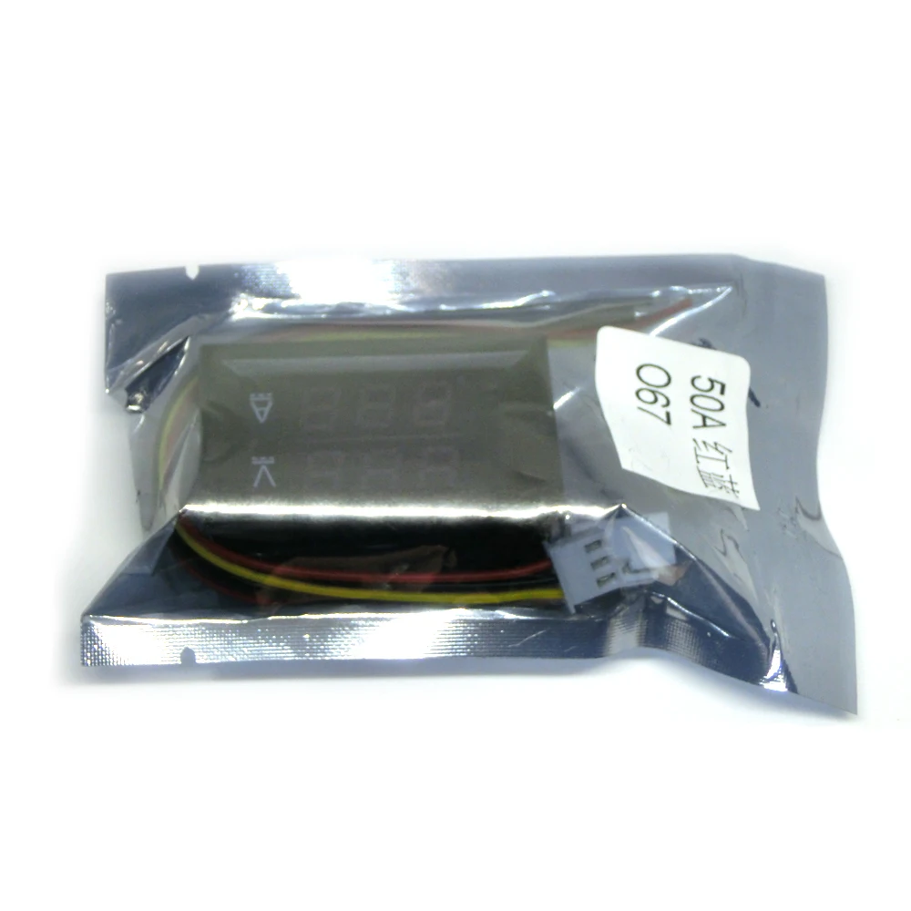 Mini voltímetro Digital, amperímetro DC 100V 10A, Panel Amp, voltios, medidor de corriente, Detector de prueba, pantalla LED Dual de 0,56 ", coche - imagen 5