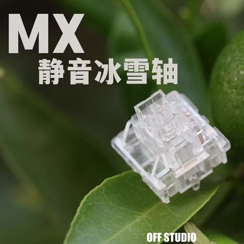 OFF STUDIO Outemu-interruptor silencioso para nieve y hielo, 40g, 5 pines, Teclado mecánico lineal, interruptores MX, mejor que el interruptor silencioso congelado TTC