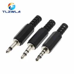 Enchufe Macho Audio 3.5mm Estéreo Soldadura 3 Polos