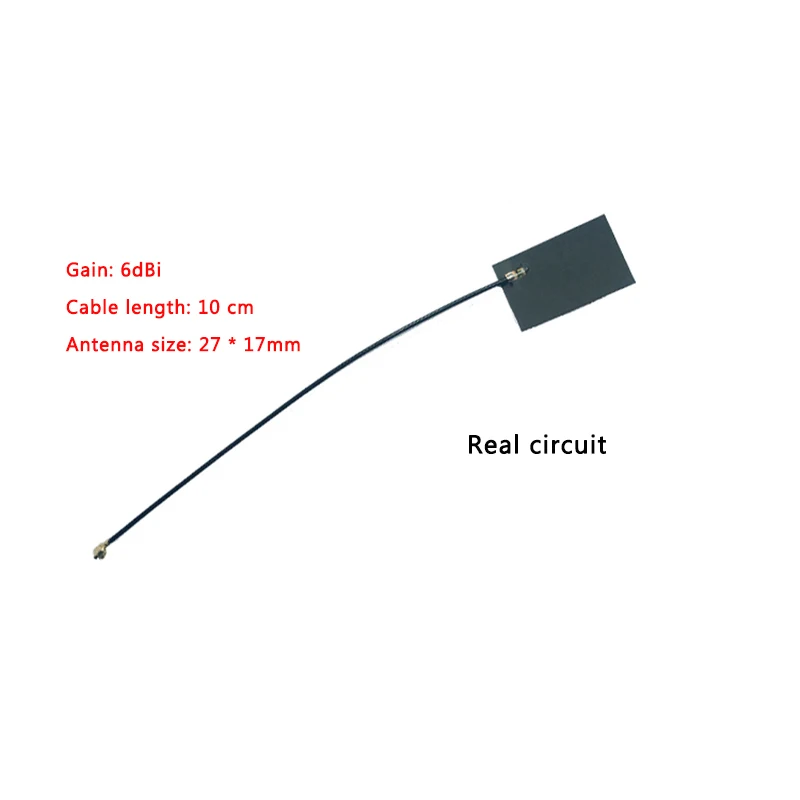 Antena Lora de 433MHz y 470MHz, placa de circuito FPC Flexible integrada, parche SMD suave, conector U.FL MHF1, Cable de 10cm, 2 uds.