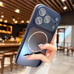 iPhone 17 Pro Max Funda Magnética MagSafe Esmerilada Cámara Templado