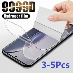 Película de hidrogel para Vivo V40 SE T3 Y28 G2 Y200e Y100t Y03 iQOO Z9, Protector de pantalla, 3-5 uds.