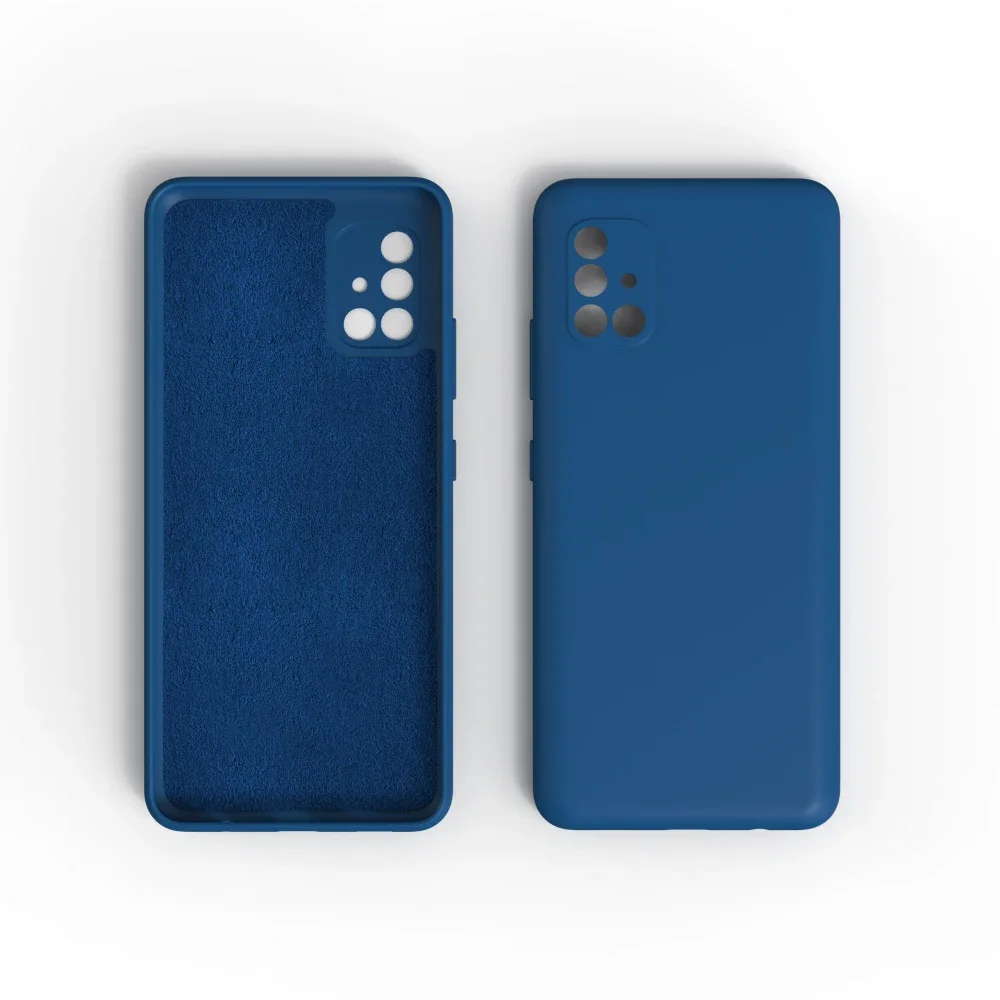 Funda de silicona sedosa para Samsung Galaxy A51, carcasa protectora trasera de tacto suave para A54, A34, A14, A53, A52, A33, A32, A12, 4G, A71 - imagen 3