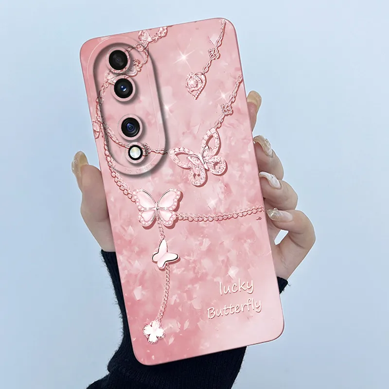 Para Honor 70 90 Pro funda de teléfono funda de silicona moda simplicidad flor carcasa suave para Honor70 Honor90 5G Fundas de protección completa - imagen 4