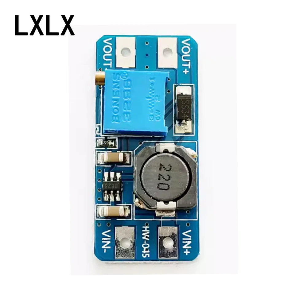 Módulo de refuerzo de piezas MT3608 de 5 DC-DC, placa de refuerzo de 2A, voltaje de entrada de 2-24V a 5V, 9V, 12V -28V, ajustable - imagen 2