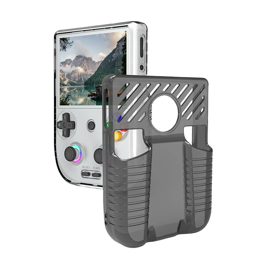 Funda protectora transparente de TPU para ANBERNIC RG 406V, funda protectora antiarañazos y anticaída, accesorio para consola de juegos RG406V - imagen 5