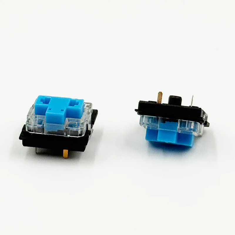 Interruptor de perfil bajo para teclado mecánico carcasa inferior negra 3 pines azul RGB personalizado DIY intercambio en caliente - imagen 5