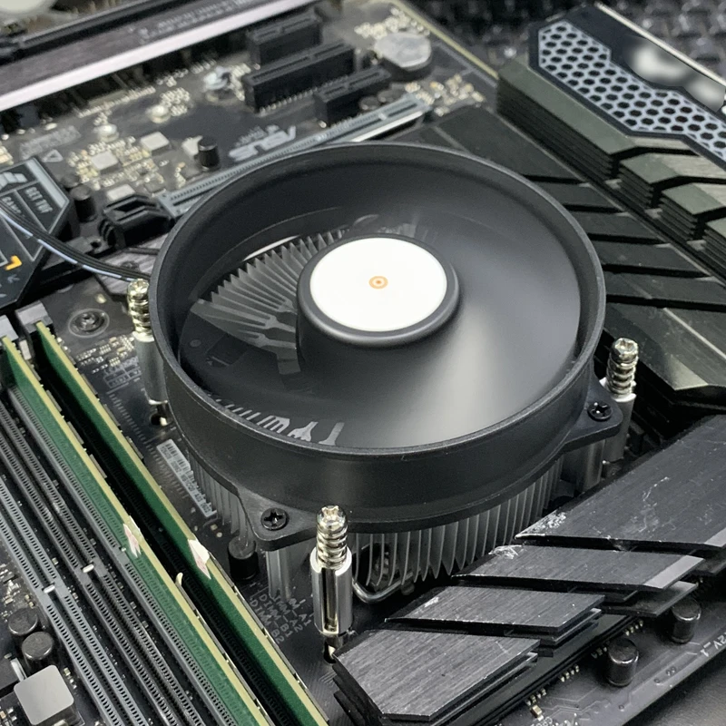 Enfriador de CPU refrigerado por aire, 4 pines, PWM/3 pines, torre, procesadores de PC, ventilador de refrigeración, radiador de aluminio para Ventilador Intel 1150/1151/1155/1156 - imagen 3