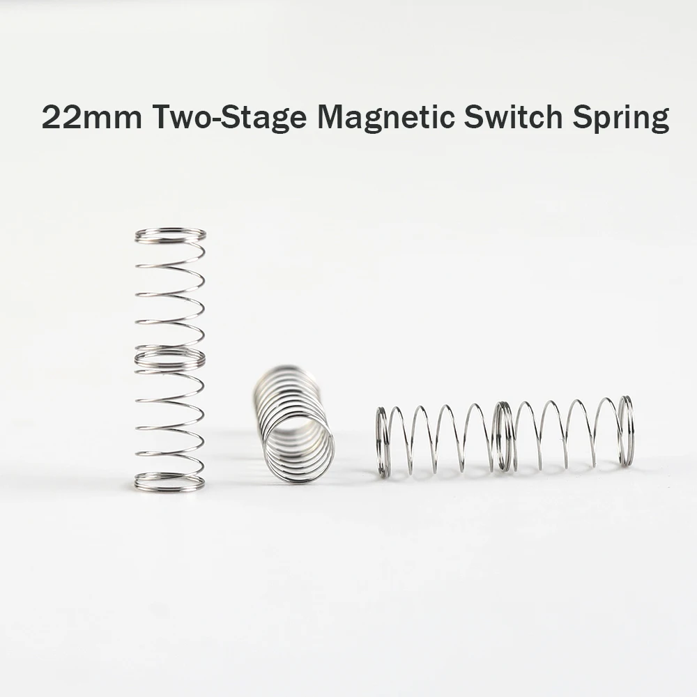 Interruptor magnético de dos etapas de 22mm, teclado magnético personalizado para juegos con resorte, interruptor magnético de Jade Gateron, 35g, 48g