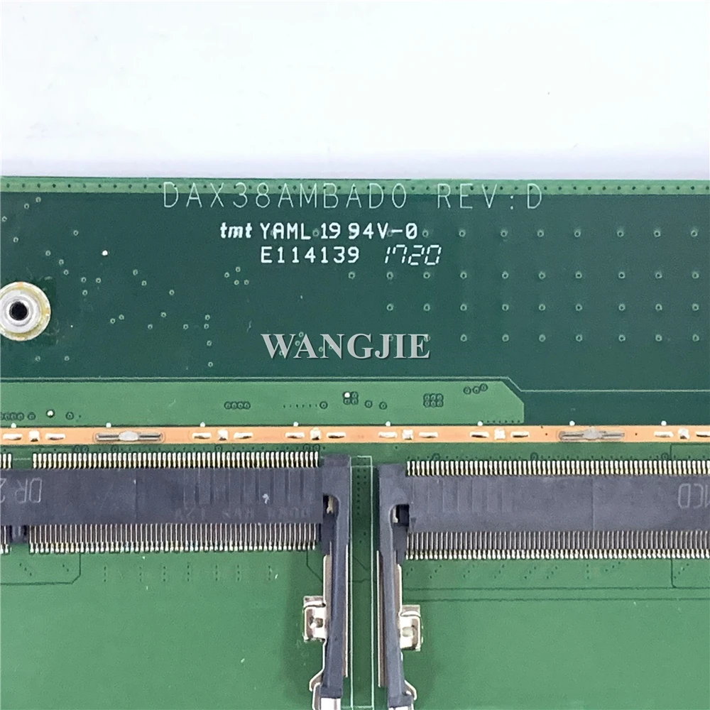 DAX38AMBAD0 para HP TPN-Q213 X360 15-DF placa base para ordenador portátil L43927-601 con I7-10510U CPU N17S-G2-A1 MX250 2GB GPU 100% completamente - imagen 5