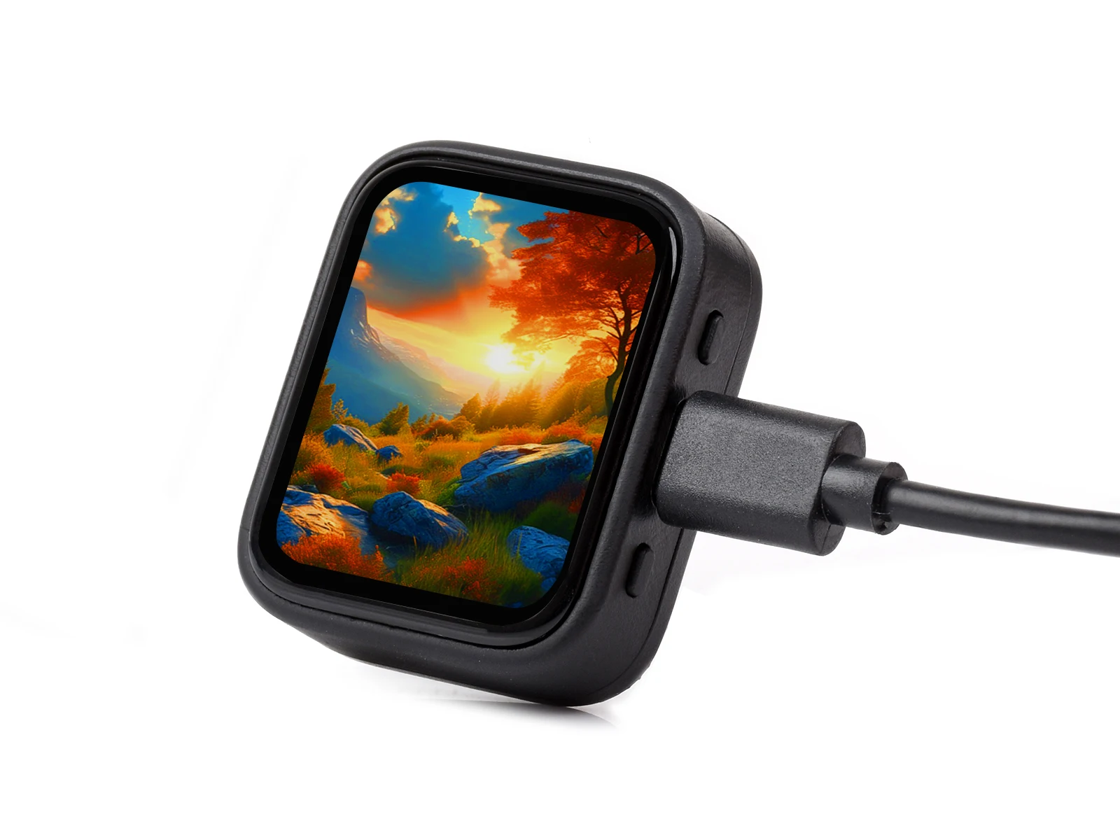 Waveshare ESP32-S3 Placa de desarrollo de pantalla táctil AMOLED de 1,8 pulgadas, procesador de doble núcleo LX7 de 32 bits, 368 × 448