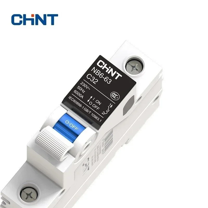 CHNT CHINT NB6-63 DZ30 DZ40 EPN DPN TPN 1P 2P 3P 4P AC 230/400V ROCB disyuntor montaje en carril DIN interruptor de aire en miniatura - imagen 4
