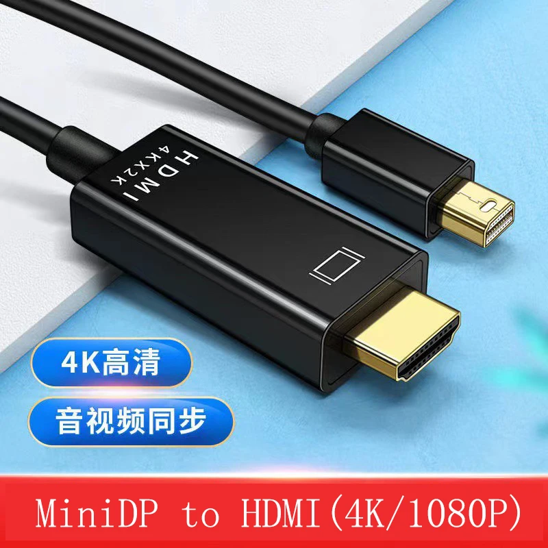 Mini Displayport a HDMI Cable 4K 30Hz Thunderbolt Mini DP a HDMI HDTV Cable adaptador para Macbook Pro Air Mini Imac Lenovo Asus