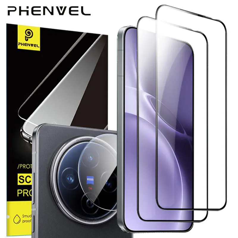 Vidrio protector oleofóbico para VIVO X300 Pro Protector de pantalla de vidrio templado antiexplosión para VIVO X300 Pro, X300