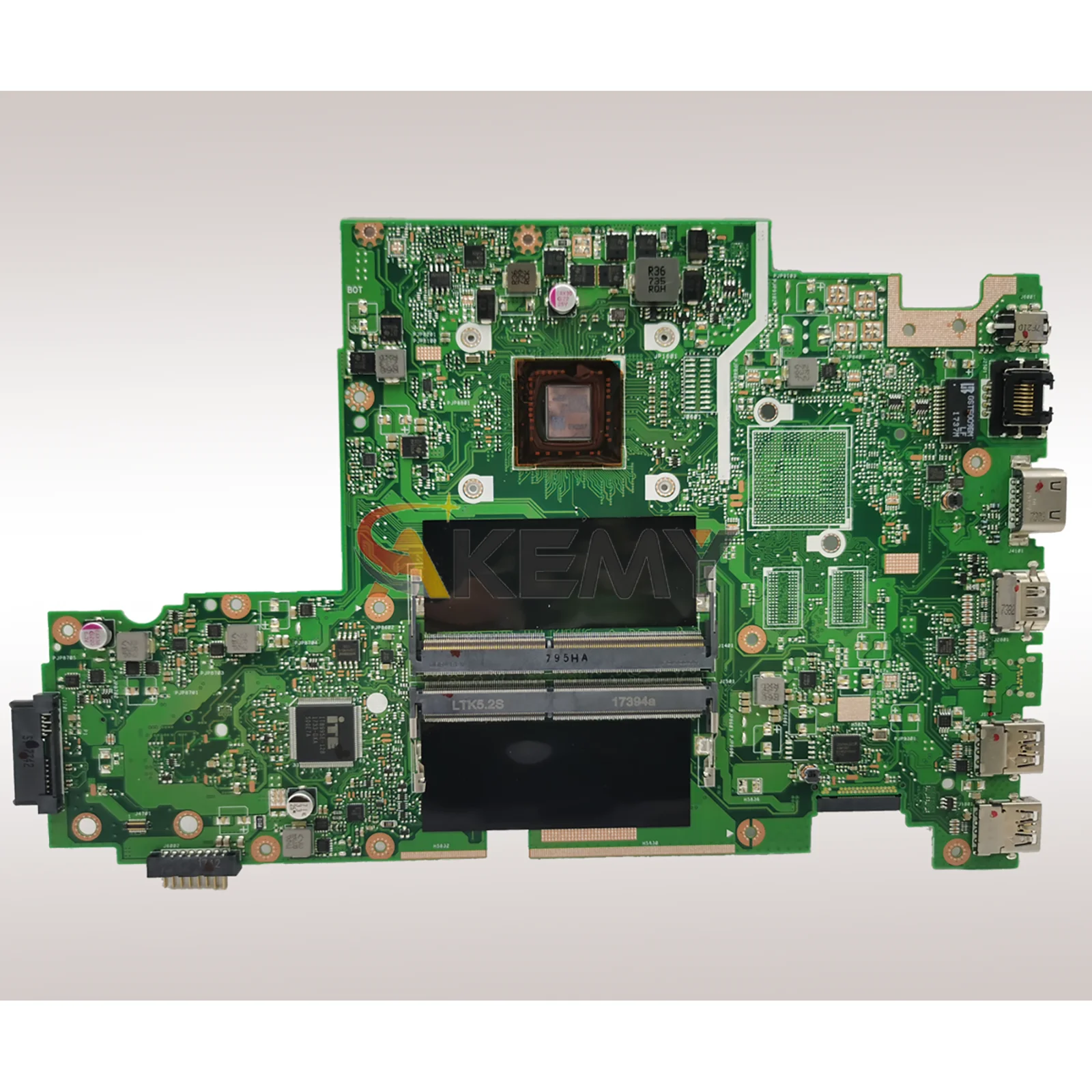 Placa base para ordenador portátil X542BA para ASUS VivoBook X542BA A580B FL8000B X542B X542BP placa base para portátil con CPU A6 A8 A9 100% pruebas OK - imagen 3