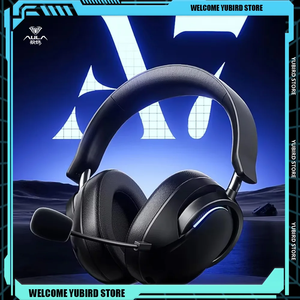 AULA A7 Pro auriculares 4 modos inalámbricos Bluetooth auriculares para juegos reducción de ruido inteligente envolvente 7,1 efecto de sonido baja latencia - imagen 2