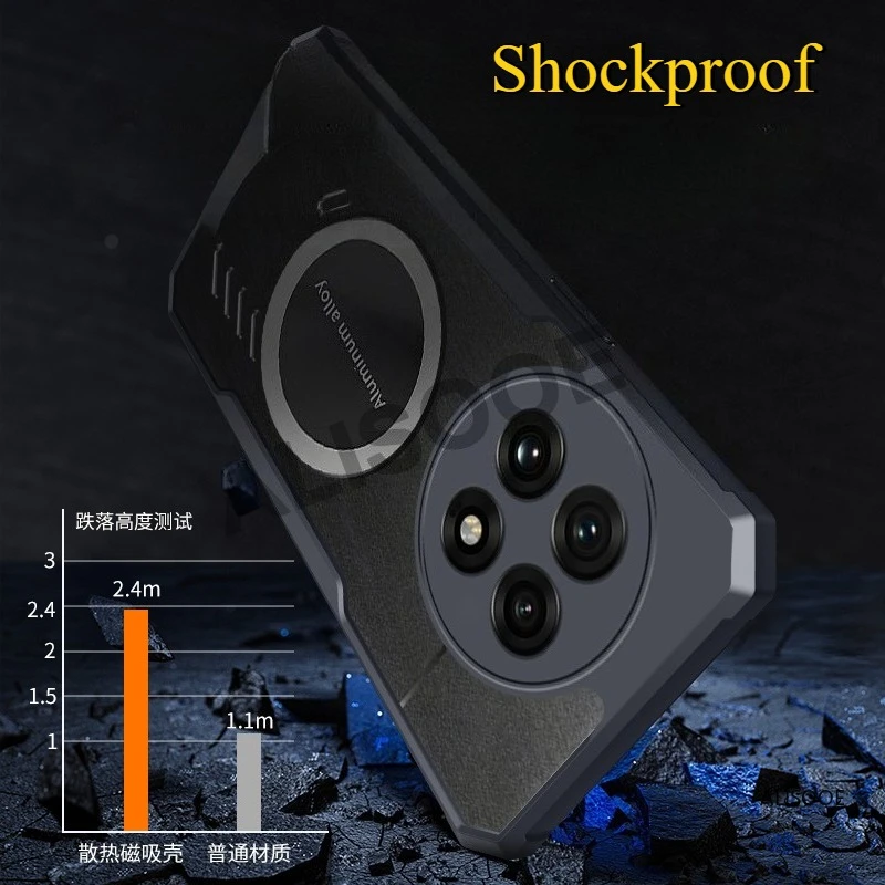 Funda transparente para Oneplus 13 13R 13T, Funda transparente con protección contra la disipación de calor para teléfono Oneplus ACE 5 Pro - imagen 5