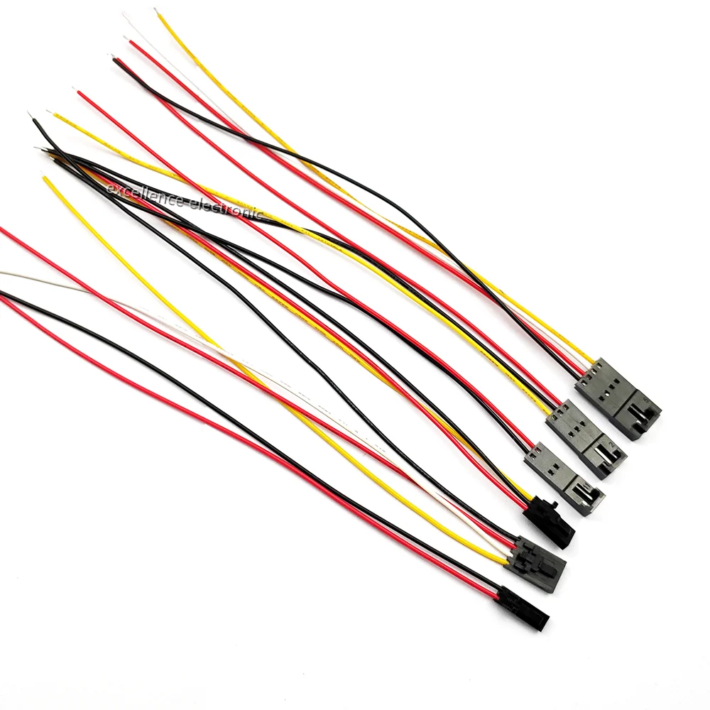 5 pares MX2.54 DuPont carcasa con cerradura cable de acoplamiento macho hembra 2,54mm cabeza única 24AWG línea electrónica 2P 3P 4P 5P 6P - imagen 2