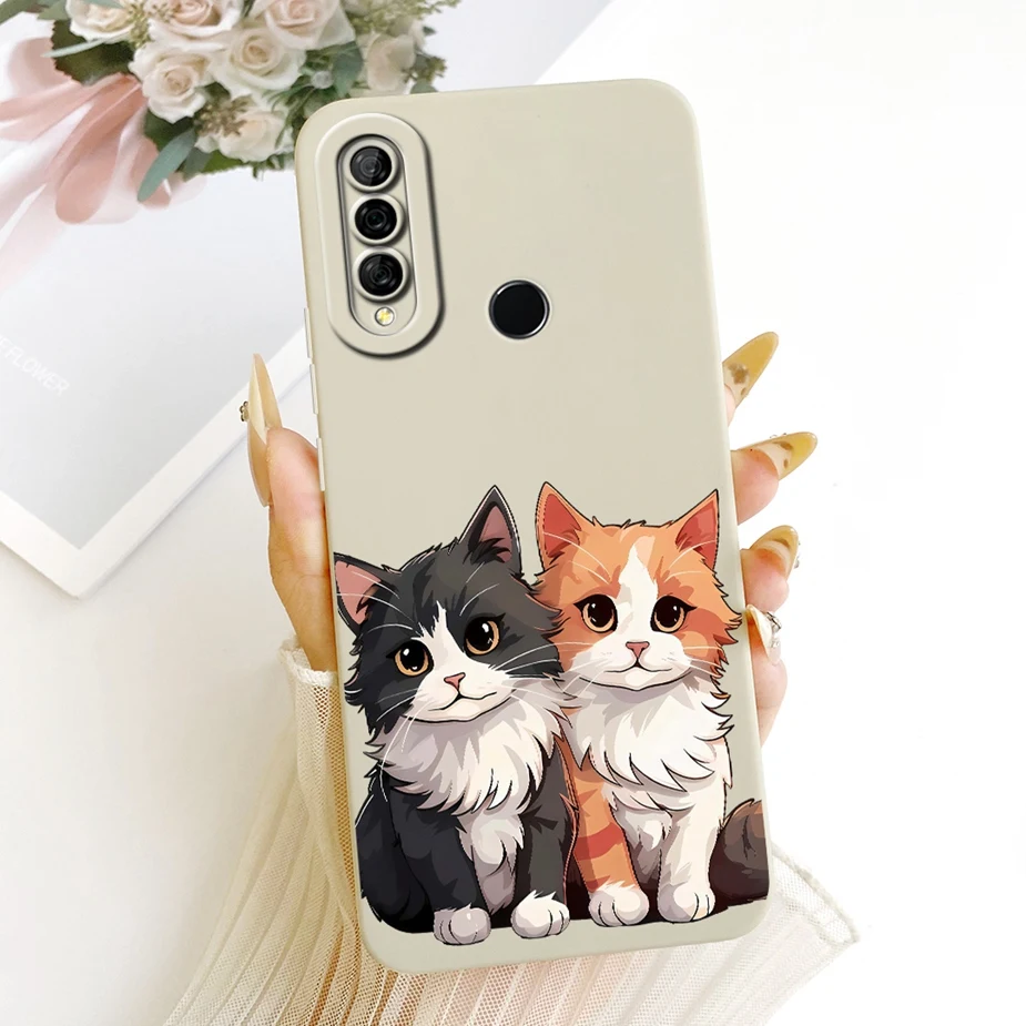 Para Huawei P30 Lite funda nueva moda dibujos animados caramelo pintado cubierta suave TPU mate funda de teléfono para Huawei P30 Pro P 30 P30Lite Shell - imagen 2