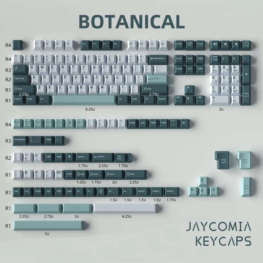 GMK-teclas WOB Red Samurai Botanical Olivia Hammerdark PBT Cherry Profile, juego grande de 173 teclas 7U Space, diseño de Alice - imagen 2