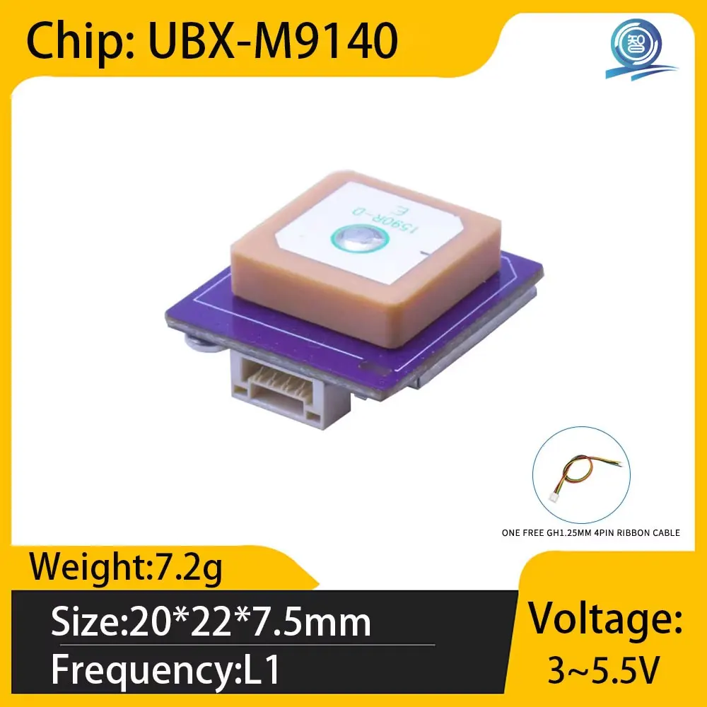 Módulo GPS GNSS UBX-M9140, 25Hz, alta velocidad de actualización, ala fija, FPV, Control de pérdida de vehículo todoterreno y devuelto al rescate F4 F7